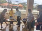 นายอำเภอสวีตรวจเยี่ยมศูนย์ปฏิบัติการร่วมในการช่วยเหลือประชาช