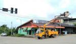 ซ่อมแซมเสาสัญญาณไฟจราจร