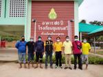 ฉีดล้างทำความสะอาดโรงเรียนชุมชนสวี