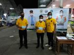 จุดคัดกรองตลาดสดเทศบาลตำบลนาโพธิ์