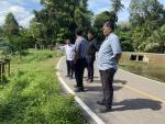 ลงพื้นที่เตรียมความพร้อมพัฒนา “แก้มลิงตลาดล่าง 100 ปี” เพื่อ
